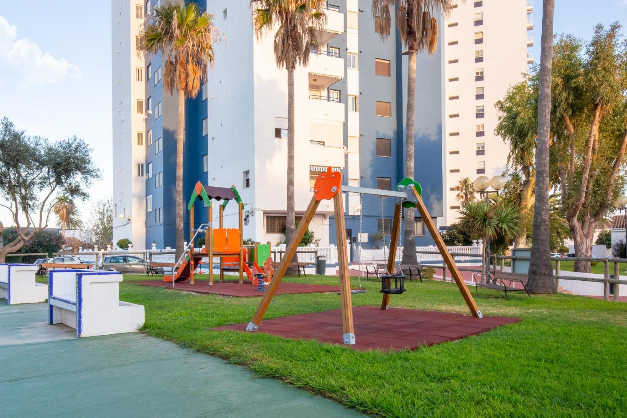 Apartamento En Complejo Residencial Con Piscina Y Garaje A 100M Del Mar Las Canteras  Ngoại thất bức ảnh